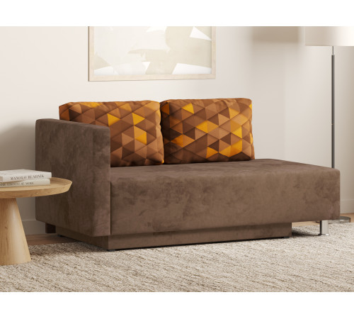 Диван Мэдисон, коричневый принт