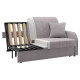 Диван Сантос 180 с ящиком, серый