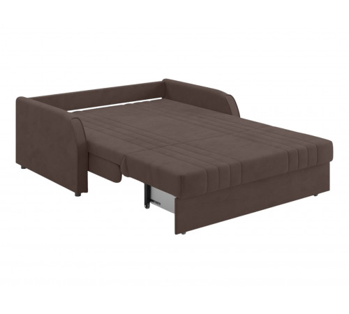 Диван Сантос 140 с ящиком, коричневый