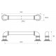 Ручка-скоба S-4120-160 BBLN, темный никель