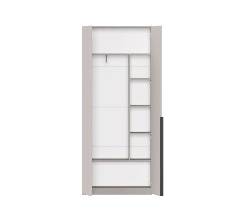 Шкаф 2 дв Осака ПМ-441.22, велюр/сантьяго софт