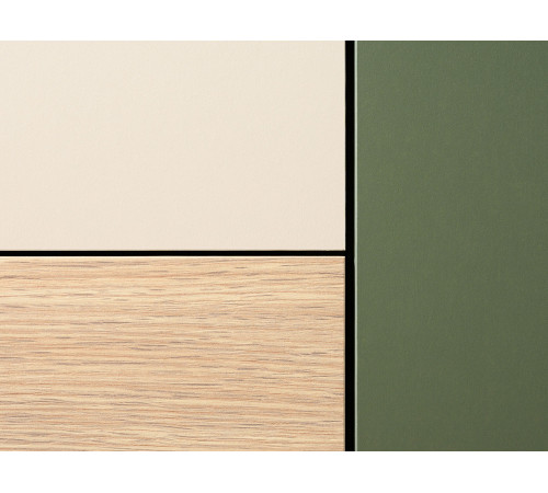 Шкаф 1 дв Марвэл, темно-серый/зеленый