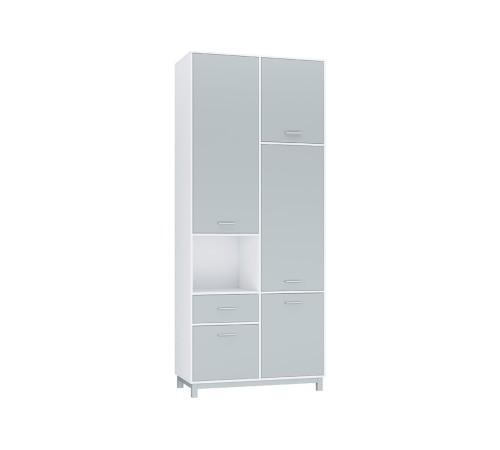 Шкаф Mirum 2320, белый/серый Шкаф Mirum 2320, белый/серый