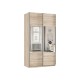 Шкаф-купе Smart 1222 220х120х60, ясень шимо светлый/фасад (дз.дз).01.(01.01).01