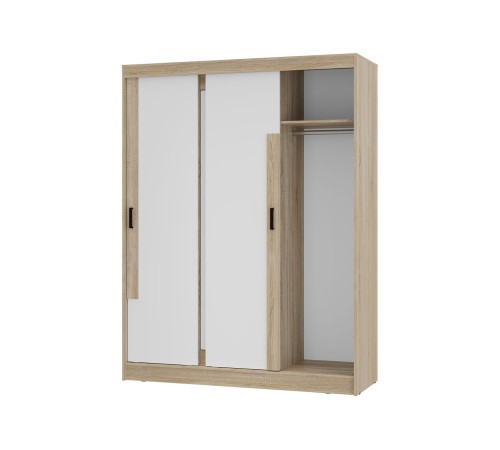 Шкаф-купе Сара, дуб сонома/белый