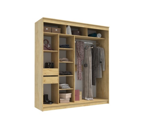 Шкаф-купе Гранд 200 см, дуб вотан