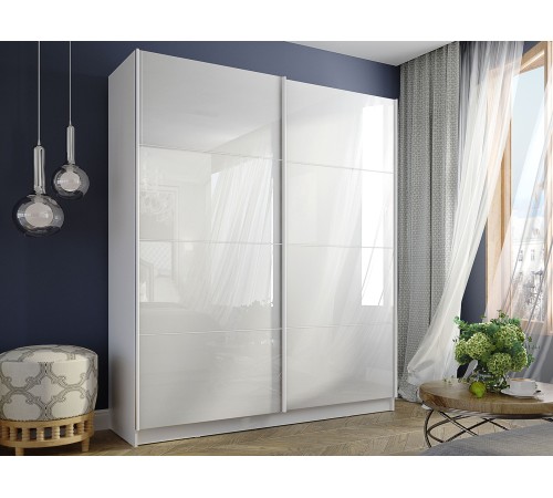 СТЛ.532.02 Шкаф-купе Марвин 2 дв. 2032 Белый/Белый глянец