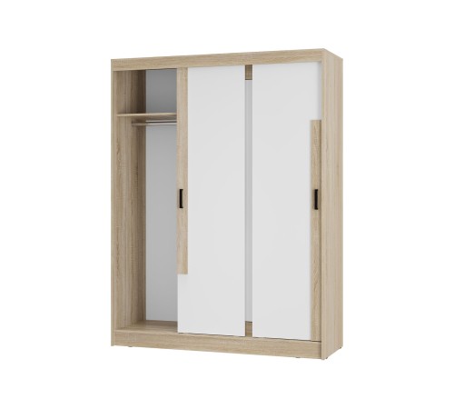 Шкаф-купе Сара, дуб сонома/белый