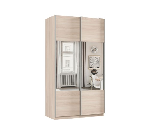 Шкаф-купе Smart 1222 220х120х60, ясень шимо светлый/фасад (дз.дз).01.(01.01).01 Шкаф-купе Smart 1222 220х120х60, ясень шимо светлый/фасад (дз.дз).01.(01.01).01