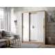 Шкаф-купе Сара, дуб сонома/белый
