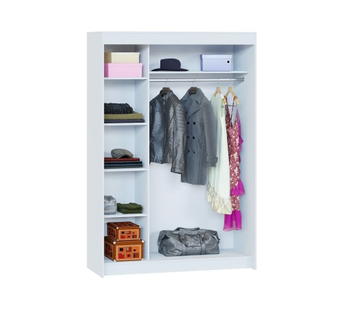 00-00015519 Шкаф-купе Босфор с зеркалом 3 дв, белый