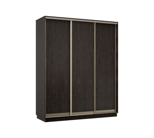 Шкаф-купе Маршал Лайт 21 220х180х45 (каркас белый 07, фасады 02.02.02 белый 07.07.07), профиль шампань 03