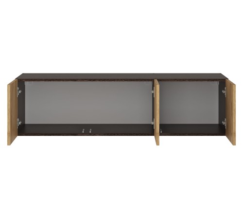 Шкаф навесной Тайм, венге/крафт