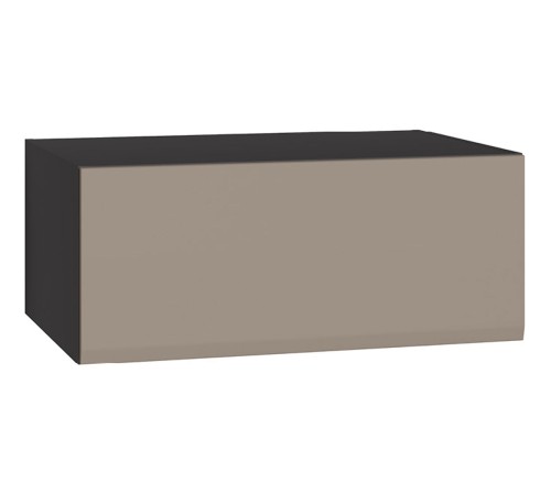 Шкаф навесной Сидней 16.314.01, антрацит/веллюто капучино