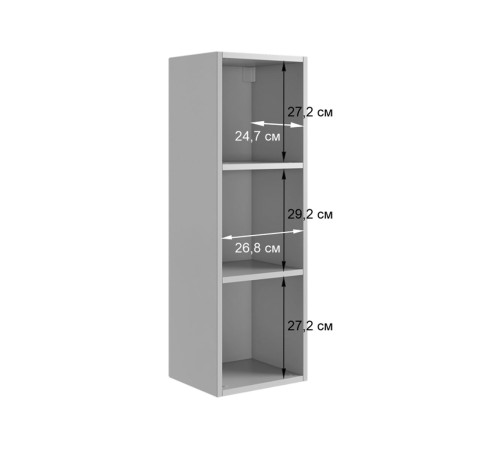 Шкаф навесной Рич, кашемир/фрапучино матовый
