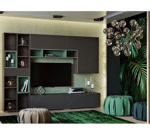 Шкаф 1 Суммит 014.53-01, ясень анкор темный