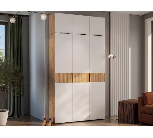 Шкаф навесной 3 дв Сандра ШКН-03, крафт/белый Шкаф навесной 3 дв Сандра ШКН-03, крафт/белый