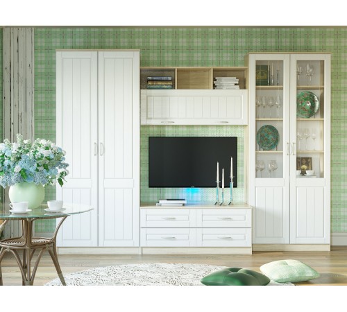 Полка Оливия НМ 040.50 Х, дуб сонома/белое дерево