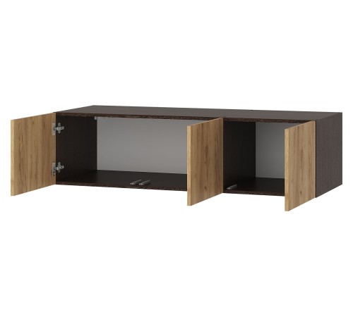 Шкаф навесной Тайм, венге/крафт