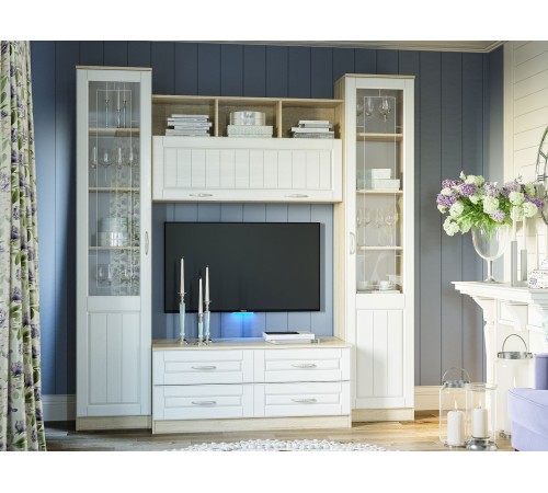 Полка Оливия НМ 040.50 Х, дуб сонома/белое дерево