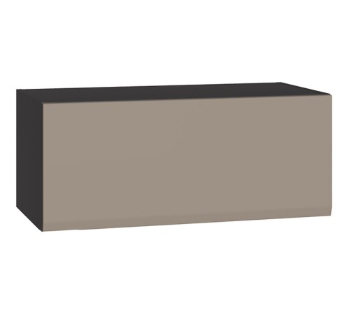 Шкаф навесной Сидней 16.314.02, антрацит/веллюто капучино