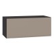 Шкаф навесной Сидней 16.314.02, антрацит/веллюто капучино