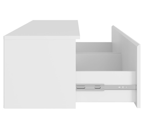 Шкаф навесной Симпл, белый