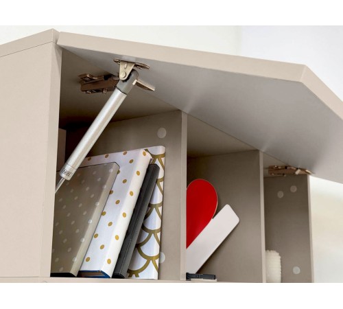 Шкаф навесной Рич, кашемир/фрапучино матовый