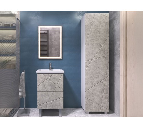 Шкаф Геометрия 450, бетон