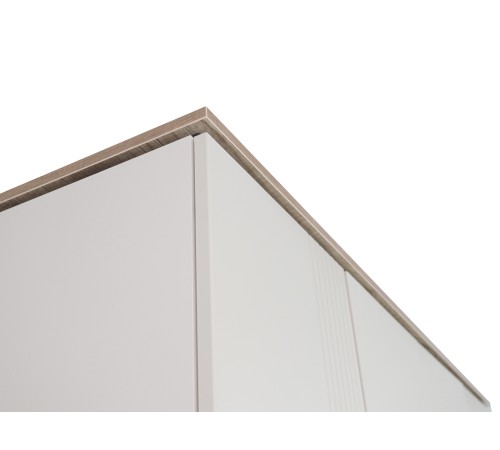 Шкаф 4 дв Джулия, сатин/дуб каньон/лайн сафари