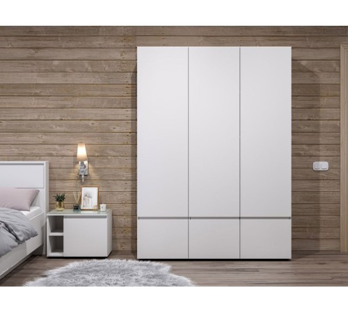 Шкаф 3 дв Одри, белый