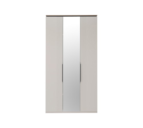 Шкаф 3 дв Джулия, сатин/дуб каньон/лайн сафари