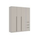 Шкаф 4 дв Вентуро, кашемир