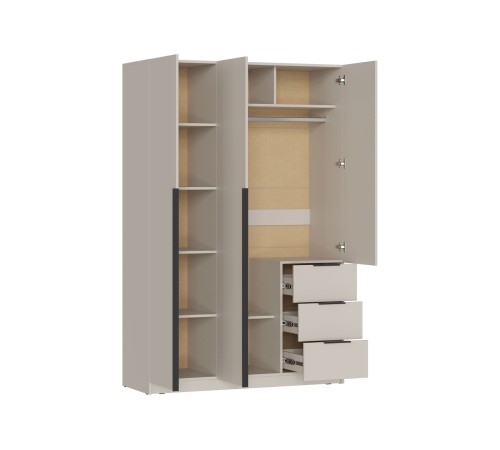Шкаф 3 дв Вентуро, кашемир