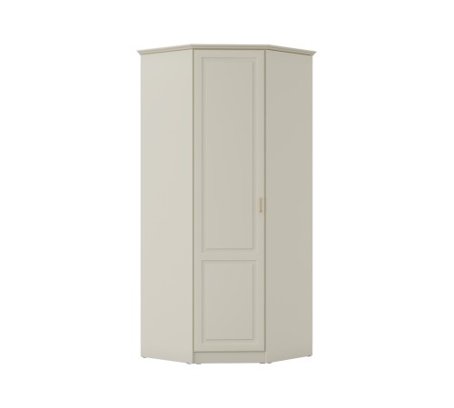 Шкаф угловой Лорето 54х89 с карнизом, слоновая кость