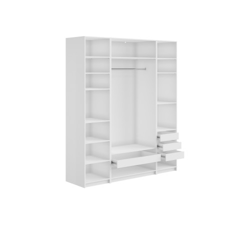 Шкаф 4 дв Осло, белый