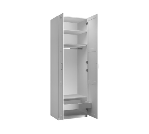 Шкаф 2 дв Пракс 75, белый