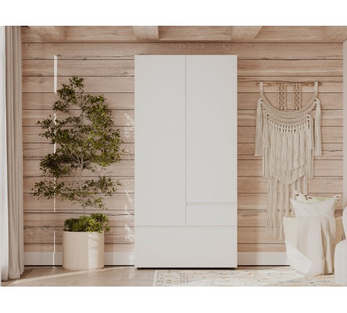 Шкаф 2 дв Одри, белый