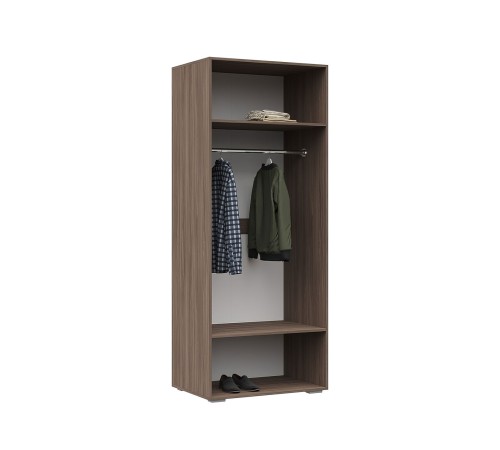 Шкаф 2 дв Вегас, шимо темный/кофе