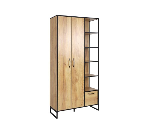 Шкаф 2 дв Виртон-2, дуб крафт золотой