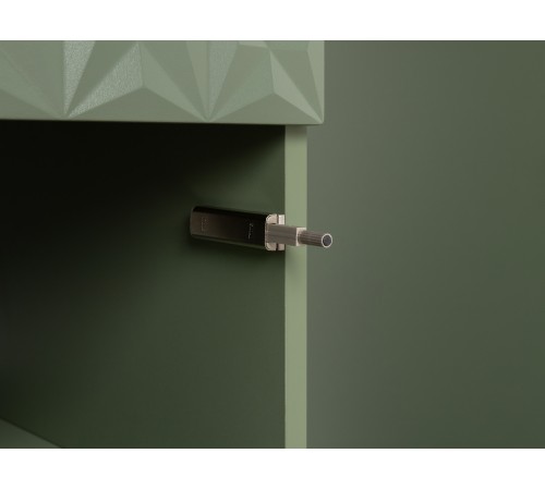 Шкаф 3 дв Марион 16.340.03, дымчатый Зеленый/олива шагрень