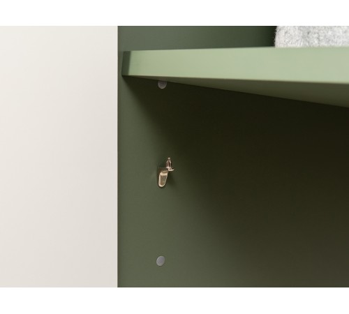 Шкаф 3 дв Марион 16.340.03, дымчатый Зеленый/олива шагрень