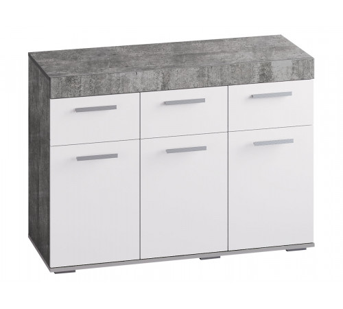 Прихожая Инстайл 2, бетон/белый