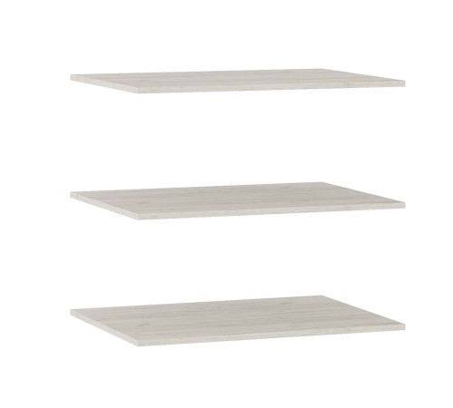 Набор распашных шкафов Фиеста 5 с доп.полками, дуб крафт белый