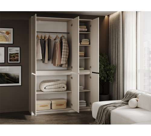 Шкаф 3 дв Мирен, кашемир