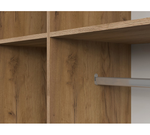 Шкаф 3 дв Кайло, дуб золотой/белый матовый