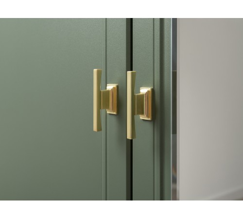 Шкаф 3 дв Марион 16.340.03, дымчатый Зеленый/олива шагрень