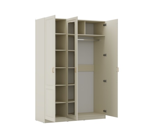 Шкаф 3 дв Лорето 54х150, слоновая кость