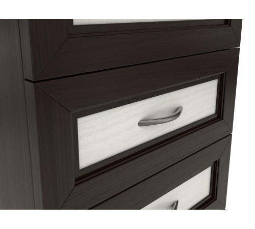 Шкаф 1 дв Мерлен 104 с ящ, венге/дуб атланта