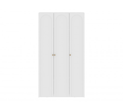 Шкаф 3 дв Ванесса, белый/золото